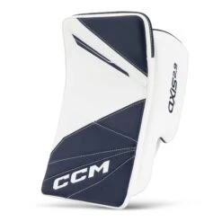 CCM Axis 2.9 Senior Goalie Blocker -Ccm ccm blockers ccm axis 2 9 senior goalie blocker white white navy navy regular 29103584444482