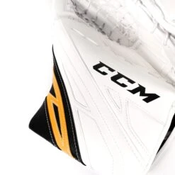 CCM Extreme Flex 4 Pro Stock Senior Goalie Catcher - Maxime Lagace -Ccm ccm catchers ccm extreme flex 4 pro stock senior goalie catcher maxime lagace white black sport gold regular 29069788840002
