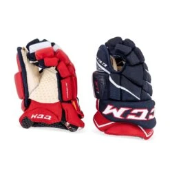 CCM Jetspeed FT1 Junior Hockey Gloves -Ccm ccm gloves ccm jetspeed ft1 junior hockey gloves navy red white 12 28743849148482