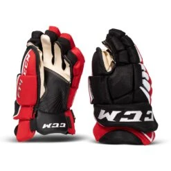 CCM Jetspeed FT4 Senior Hockey Gloves -Ccm ccm gloves ccm jetspeed ft4 senior hockey gloves black red white 13 30215606796354