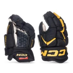 CCM Jetspeed FT680 Junior Hockey Gloves -Ccm ccm gloves ccm jetspeed ft680 junior hockey gloves black gold 10 30608288120898