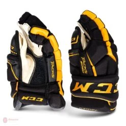 CCM Tacks 9080 Junior Hockey Gloves -Ccm ccm gloves ccm tacks 9080 junior hockey gloves black gold 12 28743810056258