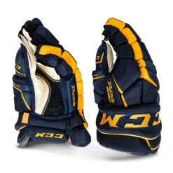 CCM Tacks 9080 Senior Hockey Gloves -Ccm ccm gloves ccm tacks 9080 senior hockey gloves navy gold 13 28743810547778