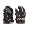 CCM Tacks AS-V Pro Junior Hockey Gloves -Ccm ccm gloves ccm tacks as v pro junior hockey gloves black gold 11 28978019008578