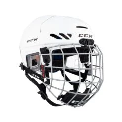 CCM FitLITE 3DS Junior Hockey Helmet / Cage Combo -Ccm ccm helmet cage combo ccm fitlite 3ds junior hockey helmet cage combo white jr 28744000438338
