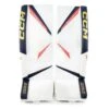 CCM Axis 2 Senior Goalie Leg Pads -Ccm ccm leg pads ccm axis 2 senior goalie leg pads white navy red gold 34 1 29016421138498