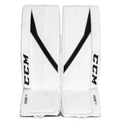 CCM Axis A1.5 Junior Goalie Leg Pads - Source Exclusive -Ccm ccm leg pads ccm axis a1 5 junior goalie leg pads source exclusive white white black black 26 1 30347148656706