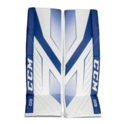 CCM Axis Senior Goalie Leg Pads -Ccm ccm leg pads ccm axis senior goalie leg pads white blue 34 2 28744295415874