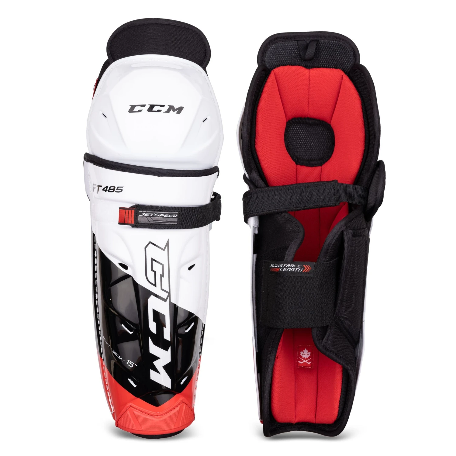 CCM Jetspeed FT485 Senior Hockey Shin Guards 3 CCM Jetspeed FT485 Senior Hockey Shin Guards