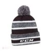 CCM Fleece Pom Knit Youth Toque -Ccm ccm toques ccm fleece pom knit youth toque black yth 28744391131202